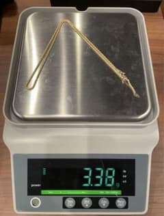 18金 K18 ロープチェーン 3.34g 50cmのサムネイル