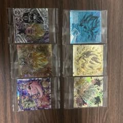 ドラゴンボール 超戦士シールウエハース 未開封、未使用、傷なし 7枚セットのサムネイル