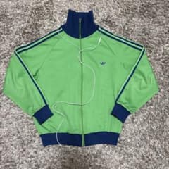 80s 5号 デサント製  トラックジャケット グリーン 80s 5号 デサント製 adidas トラックジャケット グリーン - メルカリ