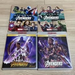 Marvel 어벤져스 전 4 작품 Blu-ray + 순정 케이스 세트