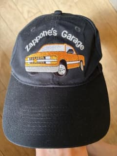 Zappone's Garage 刺繍 ベースボールキャップ ブラック　企業ロゴのサムネイル