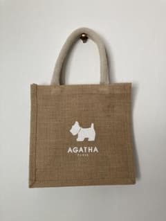 AGATHA  麻バック　トートバックのサムネイル