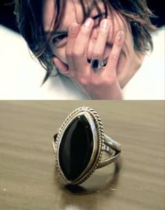 シルバー925 オニキス リング 吉井和哉さん 着用 テイスト 13号 - メルカリ