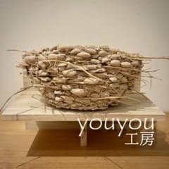 本家★リアルなツバメの人工巣⭐︎お椀型置き型タイプ★新品★youyou工房★のサムネイル