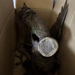 金属製ドラゴン彫刻 ブロンズ色 - メルカリ