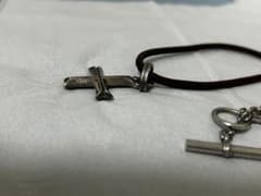 クロスチャーム レザーネックレスのサムネイル
