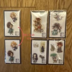 十二国記 アクリルステッカー 6枚セットのサムネイル