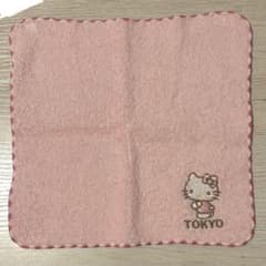 ハローキティ TOKYO ミニタオル ピンクのサムネイル