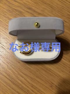 JIL SANDER 金メッキ フープピアス 2.5cmのサムネイル