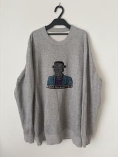 BRU NA BOINNE ブルーナボイン フランケンスウェット グレー XL - メルカリ