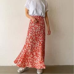 HOWDY. フラワー マーメイドスカートのサムネイル