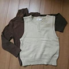 女児120㌢新品ベストのサムネイル