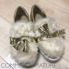 Comme ca Mature コムサマチュア ファーシューズのサムネイル