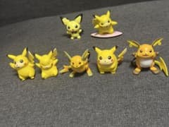 【激レア】ポケモン ピカチュウ ライチュウ ピチュー フィギュア 7体セットのサムネイル