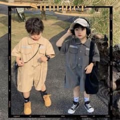 オーバーオール  サロペット キッズ   韓国  男の子 オールインワンのサムネイル