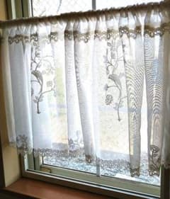 ラバレレ　『モリス・ケルムスコットツリー』シアーカフェカーテン・オーダー ラバレレ様専用 『モリス・ケルムスコットツリー』シアーカフェ