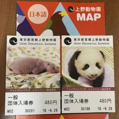 haru様 専用 上野動物園 入場券3枚のサムネイル