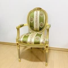 西洋　アンティーク チェア 椅子 ドール　ふかふか　花柄　ゴブラン織り 西洋 アンティーク チェア 椅子 ドール ふかふか 花柄 ゴブラン織り