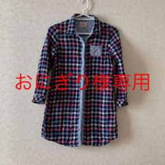 UNIQLO ユニクロ チェックシャツ チュニック 140のサムネイル