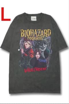 vaultroom ボルトルーム　バイオハザードレクイエム　新品未使用 vaultroom ボルトルーム バイオハザードレクイエム Tシャツ Lサイズ