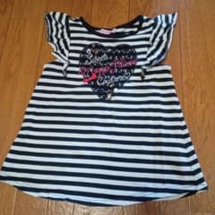 mezzo piano フリル袖 Tシャツ 120のサムネイル
