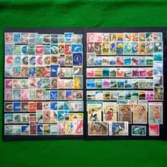 はがき5円・封書10円時代の記念特殊・国立/国定公園 切手 160種(使用済