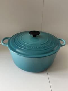 豆子さま専用　ルクルーゼ　ココットロンド　26cm カリビアンブルー 豆子さま専用 ルクルーゼ ココットロンド 26cm カリビアンブルー