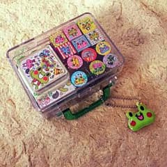 スタンプセット はんこ カエル ファンシーのサムネイル
