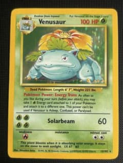 ポケカ フシギバナ 海外版 venusaur 英語版ポケモンカード VenusaurフシギバナBase Set 15/102 - メルカリ