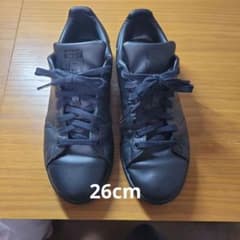 adidas スタンスミス　スニーカー 26cm　ブラックのサムネイル
