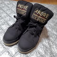 ANDRE LUCIANO アンドレルチアーノ　ブラック スニーカーのサムネイル