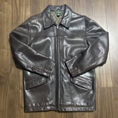【J.CREW】カーコート レザージャケット 巨人タグ Jクルー 90sのサムネイル