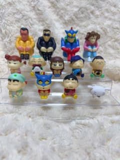 Crayon Shin-chan Gacha Capsule Toy Figures - 13-Piece Set