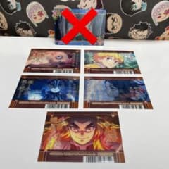 귀멸의 칼날 연옥 玗窩座 魘夢 탄지로 선일 이노스케 애니메이트 특전 클리어 책갈피