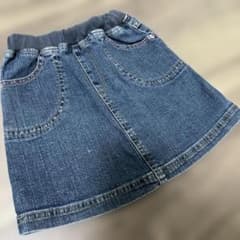 デニム　スカート　130cmのサムネイル