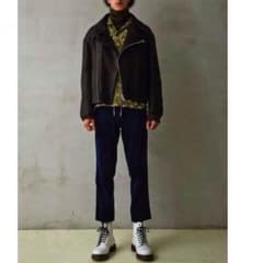 16aw CYDERHOUSE シルクコーデュロイボンテージパンツのサムネイル