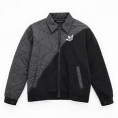 adidas ナイロンジャケット 切替デザイン ブラックのサムネイル