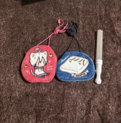 まふまふ はんぺん キャラクターポシェット 2種 ペンライト セットのサムネイル