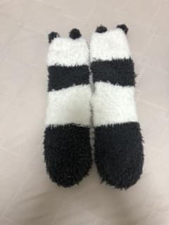 パンダ ハロウィン限定 モコモコ靴下【新品未使用】のサムネイル