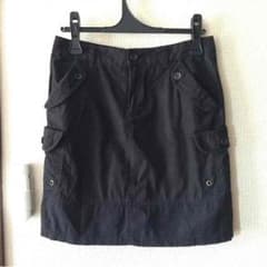 ★アルシーブ 黒のカーゴスカート 美品★のサムネイル