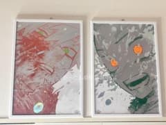 ヒロアカ原画展 緑谷出久 爆豪勝己 A2アートポスター - メルカリ