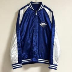 Disneyドナルドダックリバーシブル刺繍サテンスカジャンMディズニー