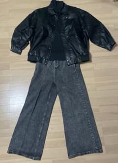 Clel wym レザーブルゾンvintage denim 19646円分のサムネイル