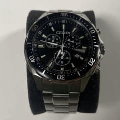 CITIZEN クロノグラフ ブラック H500-Ｓ064538取扱説明書つき CITIZEN クロノグラフ ブラック H500-S064538取扱説明書つき - メルカリ
