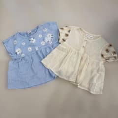 女の子半袖カットソー80 2枚セット 美品 - メルカリ