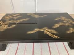 【価格要望可】座卓 漆 金箔 紅斎作 座卓 漆 金箔 紅斎作 - メルカリ