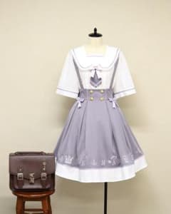 Amavel Fancy Dolphin Marine スカート ブラウスのサムネイル