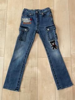 ミキハウス ダブルビー　 デニムパンツ　130cmのサムネイル