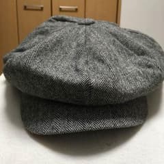 キャスケット メンズ(格子？グレー)のサムネイル