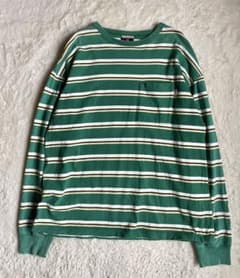 00s Y2K archive ボーダーロンT - メルカリ